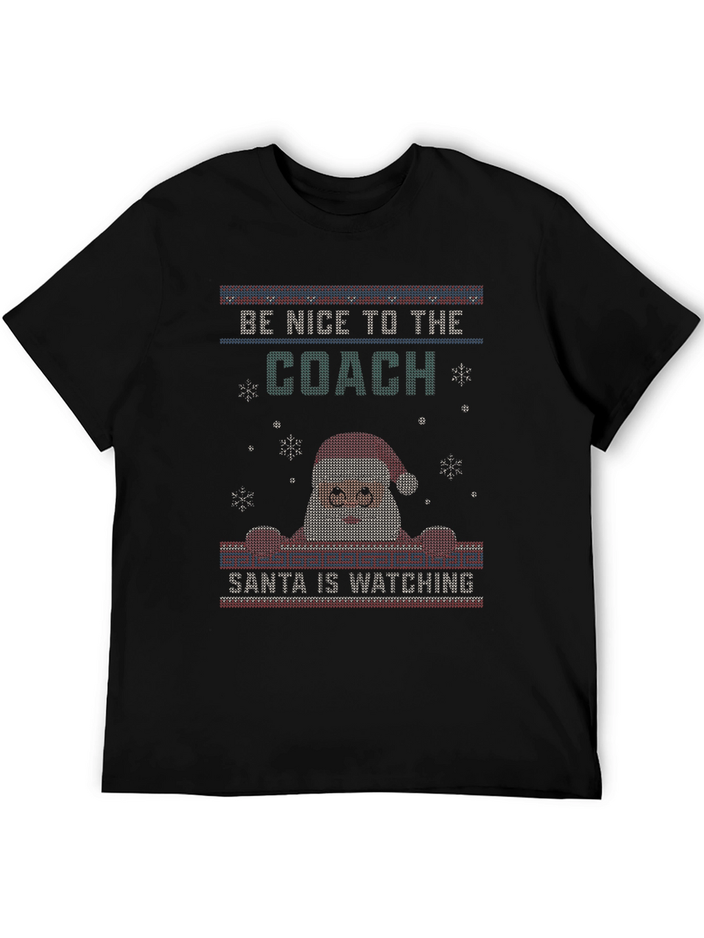 Funny Coach Santa Ugly Christmas Sweater T-Shirt