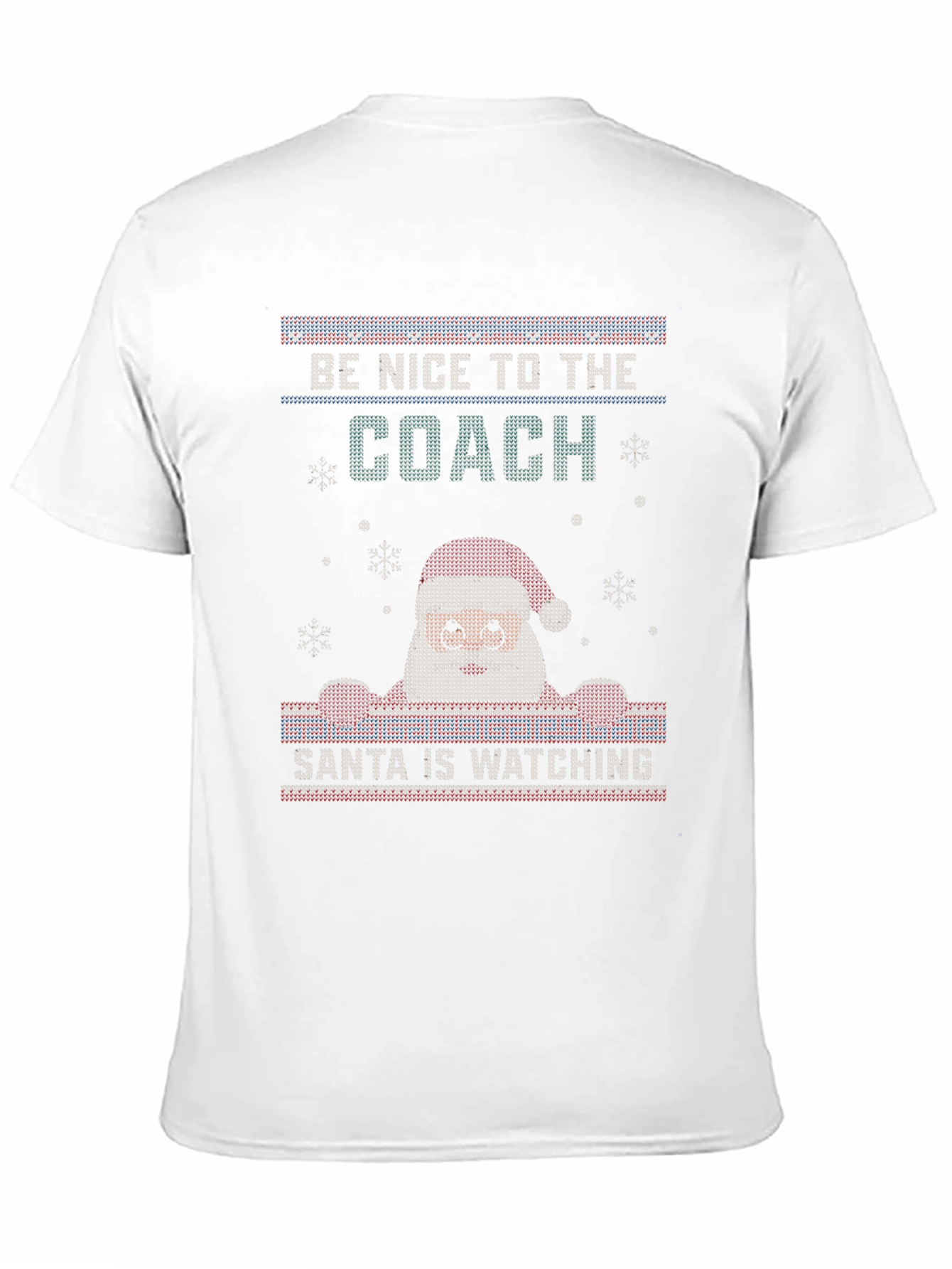 Funny Coach Santa Ugly Christmas Sweater T-Shirt