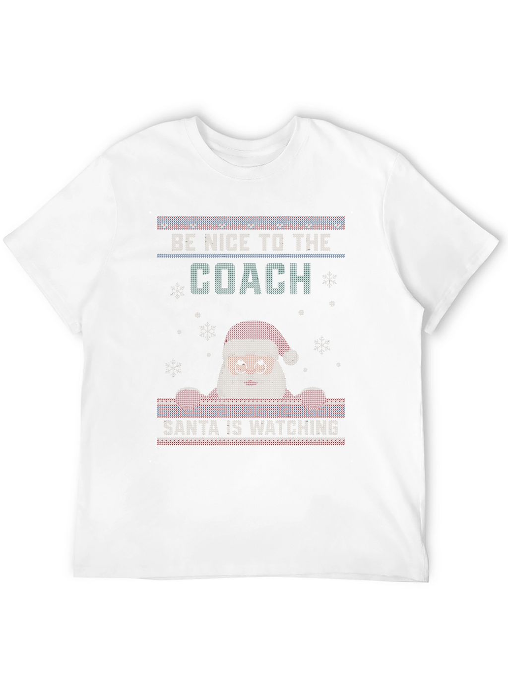Funny Coach Santa Ugly Christmas Sweater T-Shirt