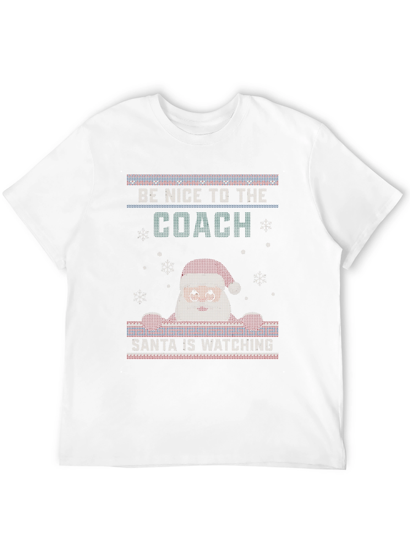 Funny Coach Santa Ugly Christmas Sweater T-Shirt
