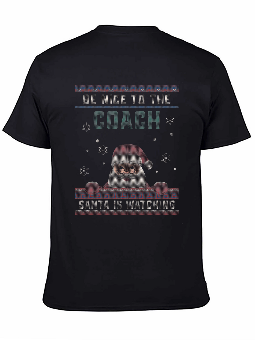 Funny Coach Santa Ugly Christmas Sweater T-Shirt