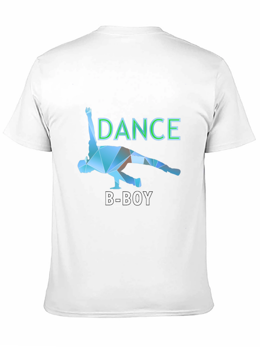 Dance B-Boy Graphic T-Shirt - Black