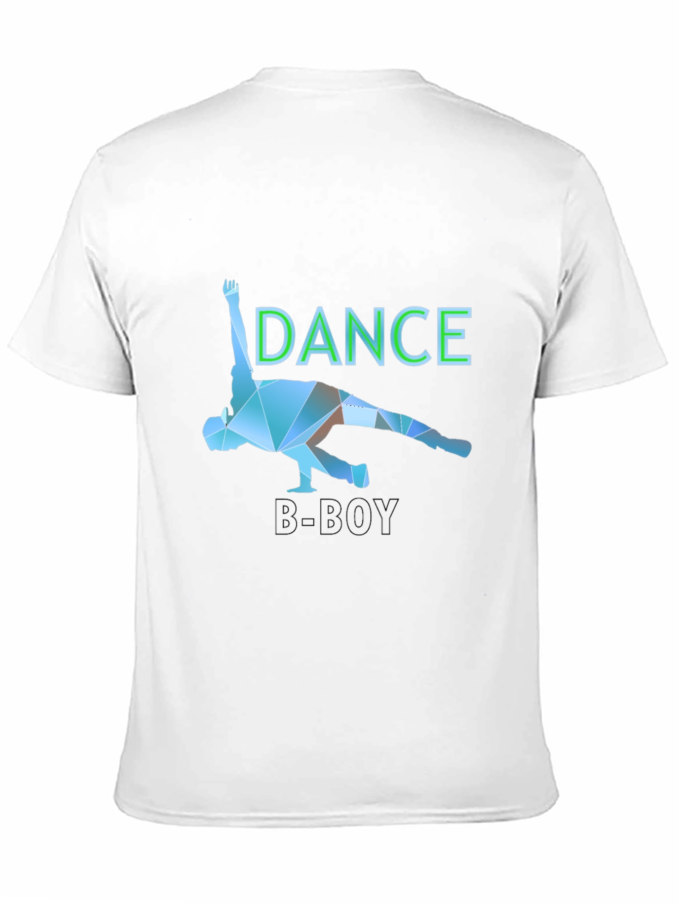 Dance B-Boy Graphic T-Shirt - Black