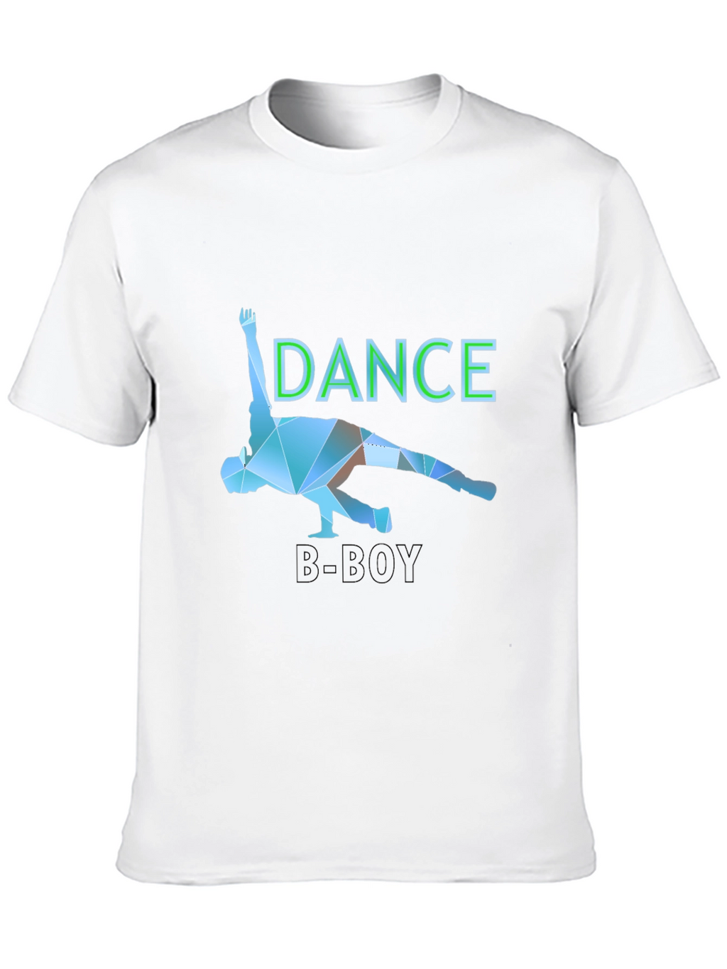 Dance B-Boy Graphic T-Shirt - Black