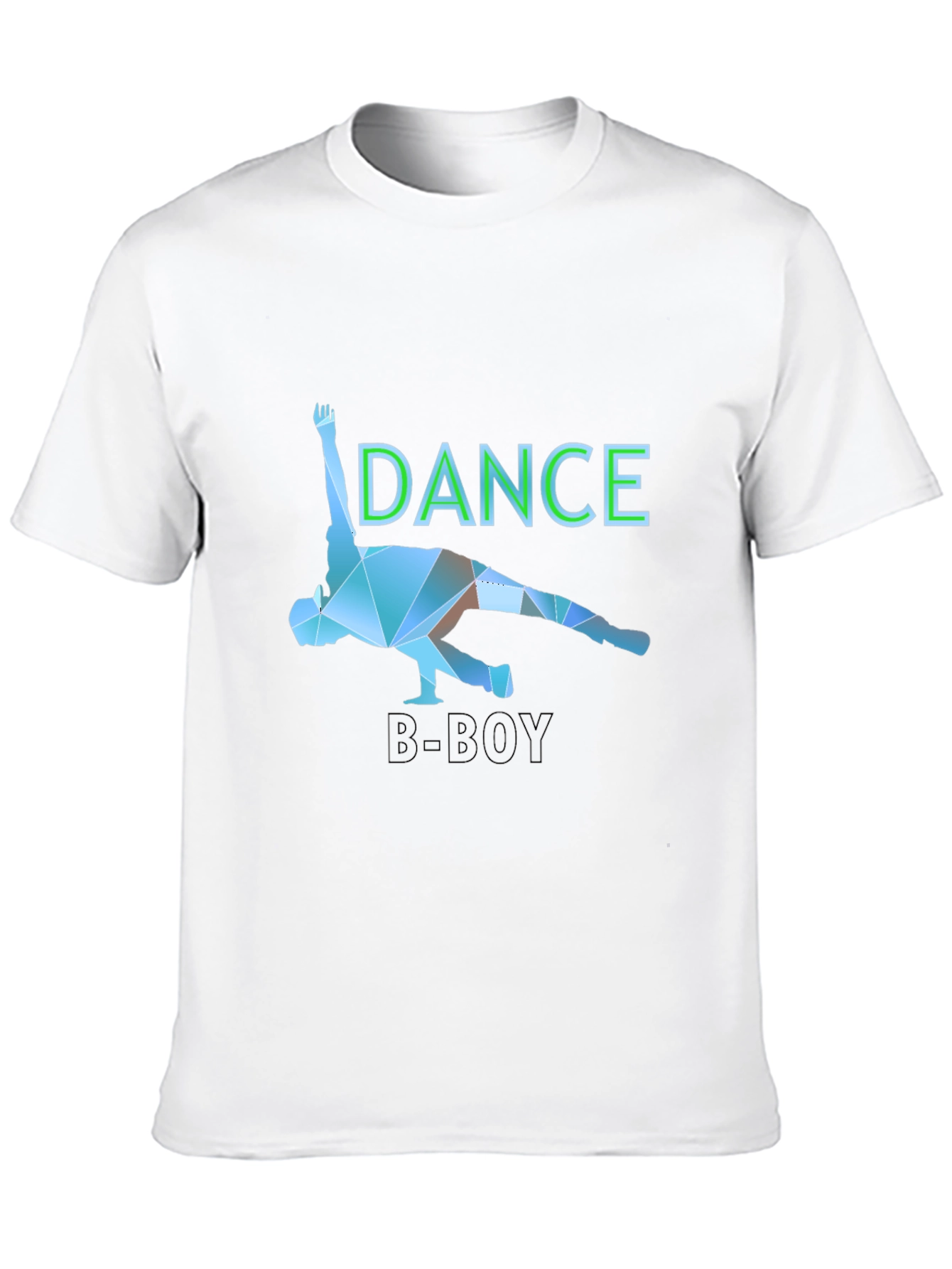 Dance B-Boy Graphic T-Shirt - Black
