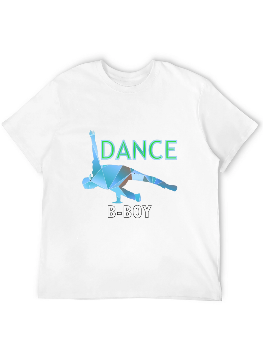 Dance B-Boy Graphic T-Shirt - Black