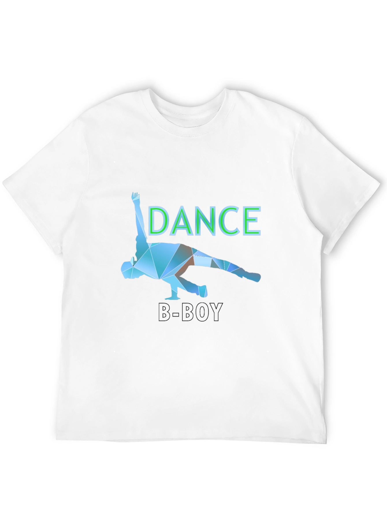 Dance B-Boy Graphic T-Shirt - Black