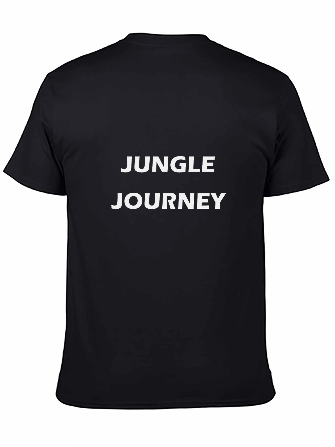 Jungle Journey Black Graphic T-Shirt