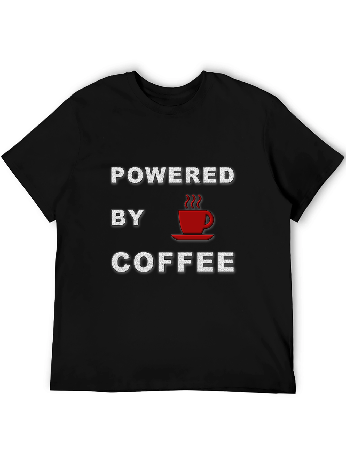 Powered By Coffee Graphic T-Shirt