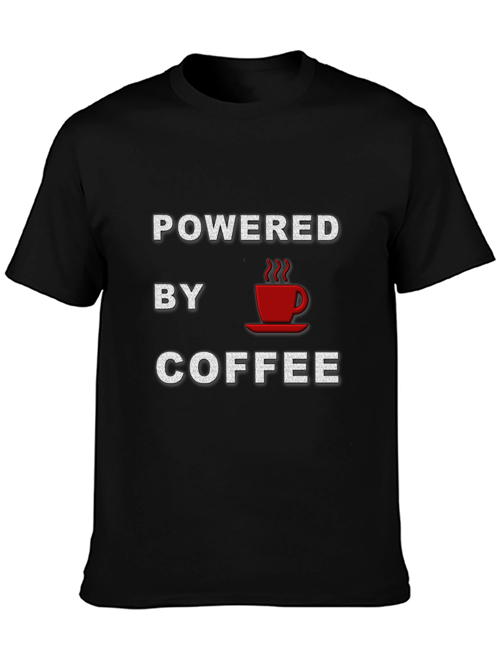 Powered By Coffee Graphic T-Shirt
