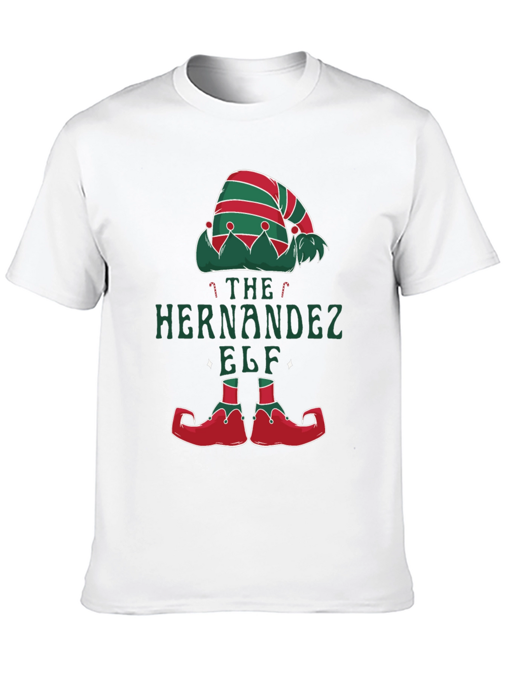 Hernandez Family Elf Matching Christmas Tee