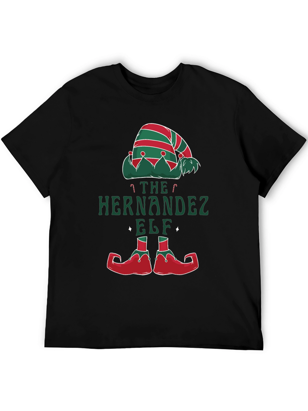 Hernandez Family Elf Matching Christmas Tee