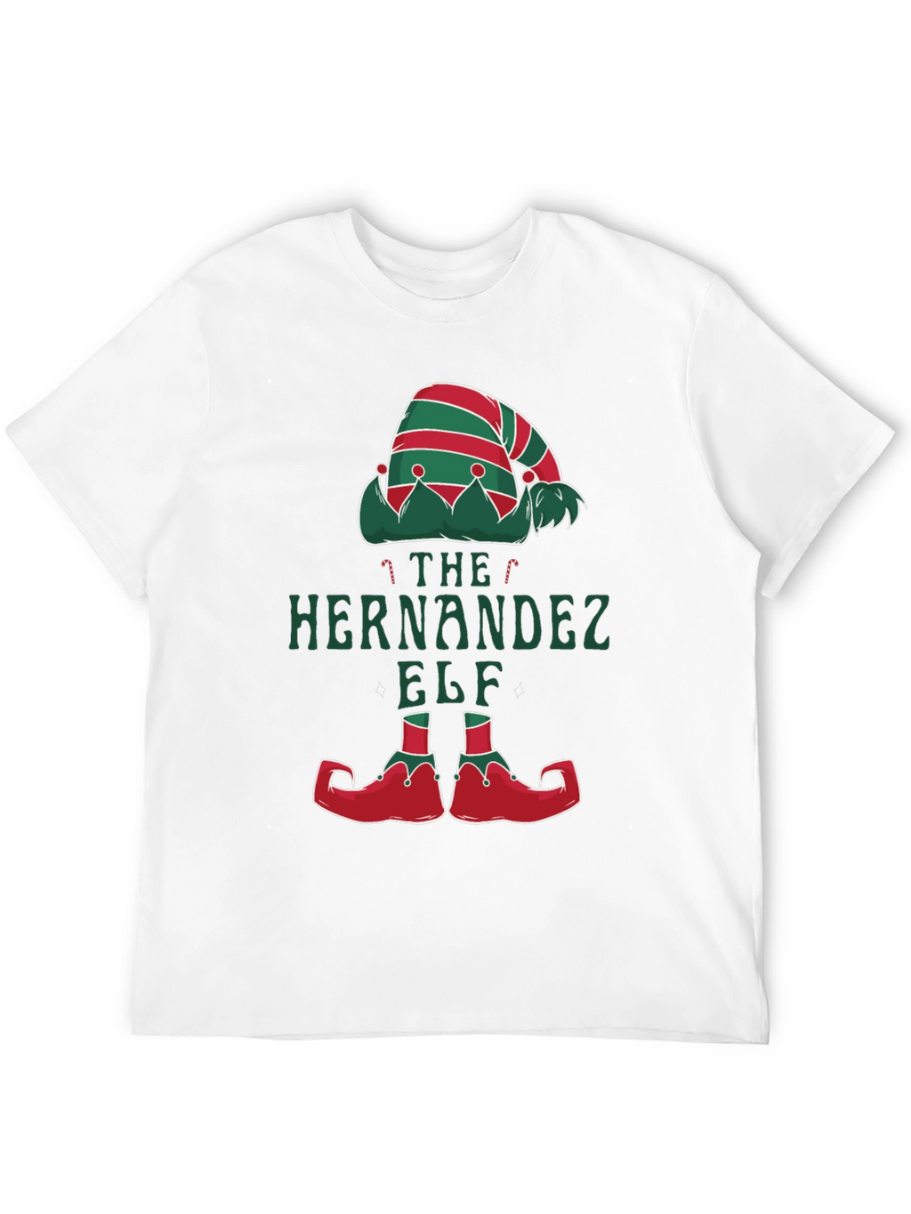 Hernandez Family Elf Matching Christmas Tee