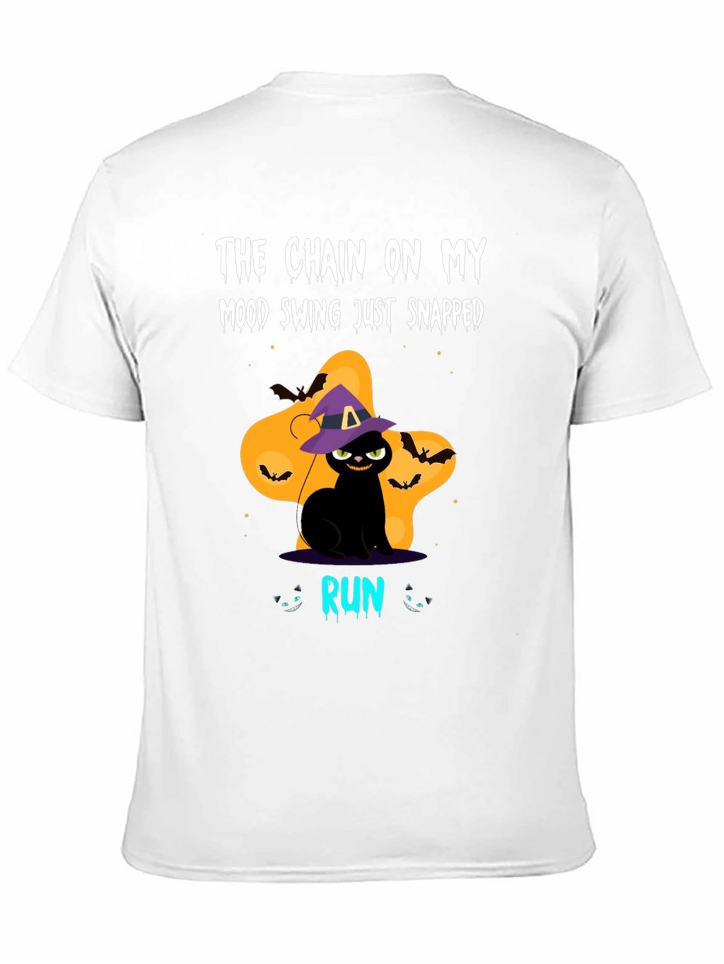 Halloween Cat Mood Swing Graphic Tee