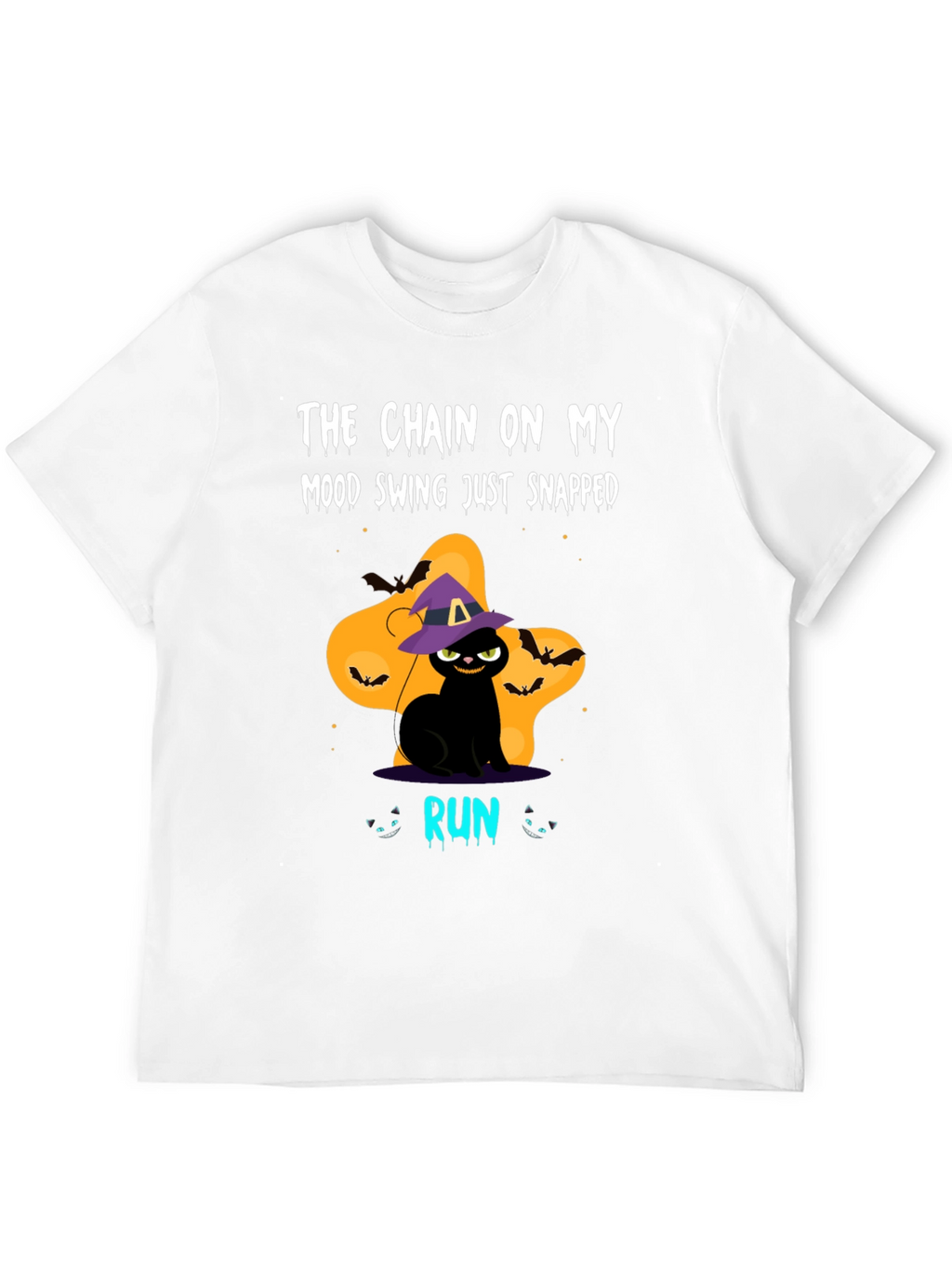Halloween Cat Mood Swing Graphic Tee
