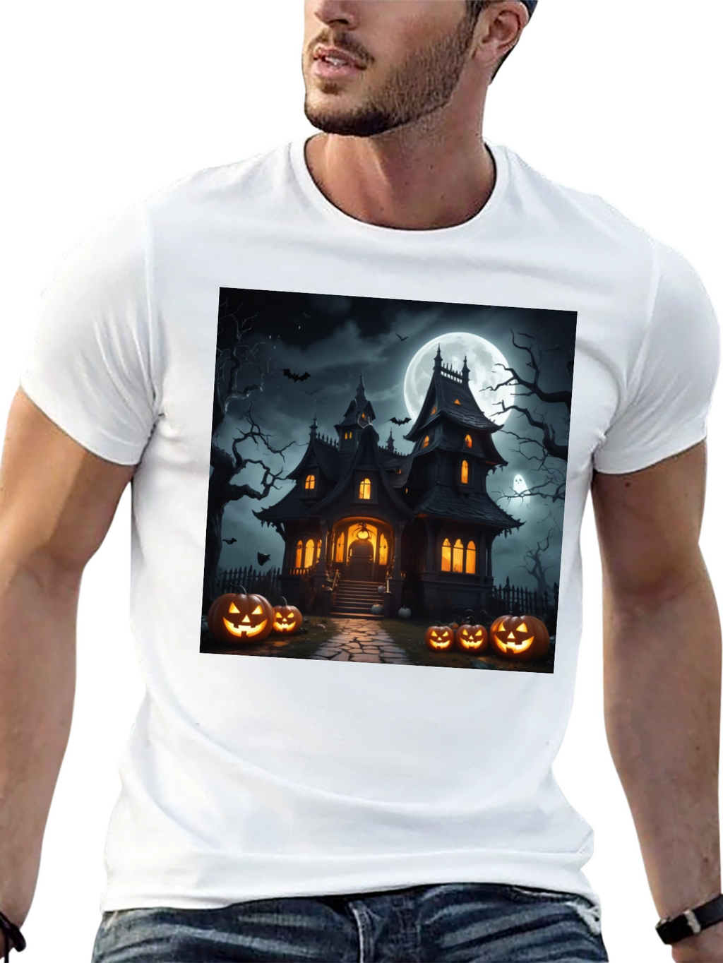 Halloween Haunted House T-Shirt