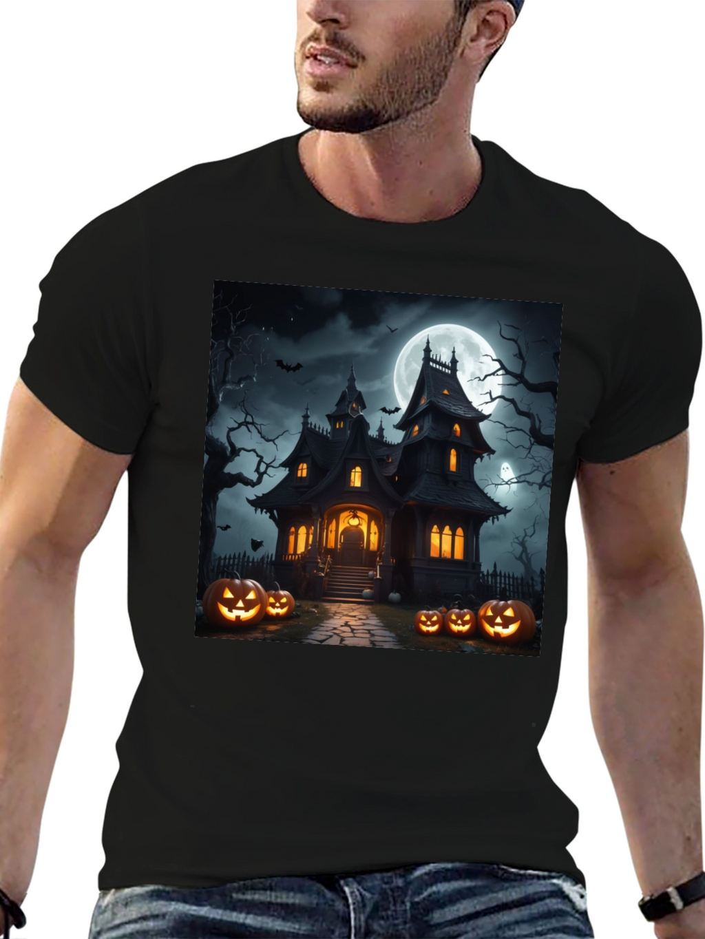 Halloween Haunted House T-Shirt