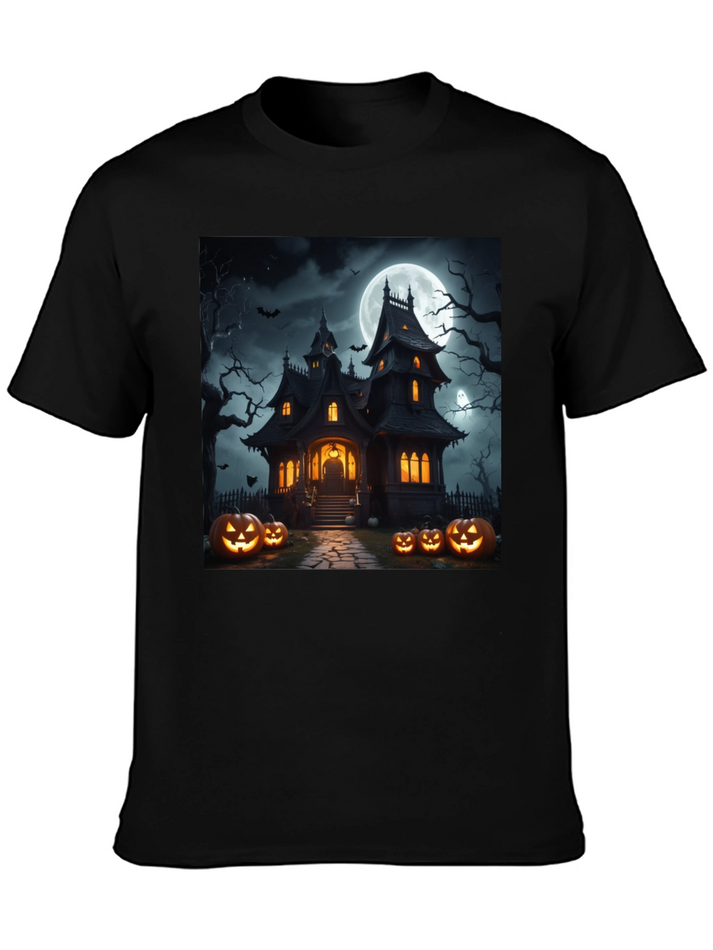 Halloween Haunted House T-Shirt