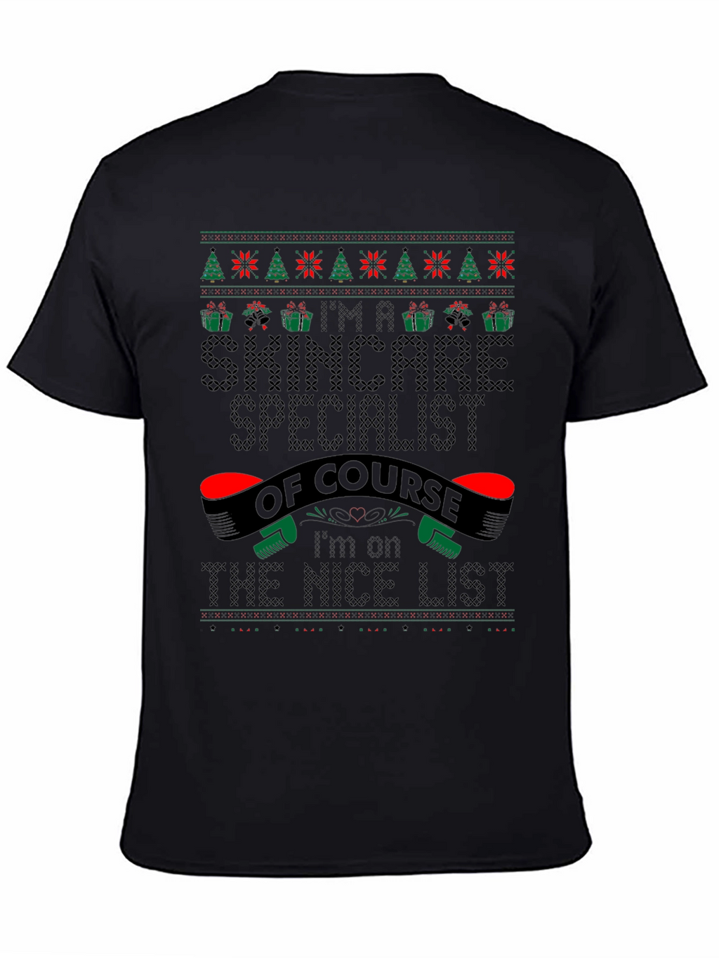 Skincare Specialist Christmas Ugly Sweater T-Shirt