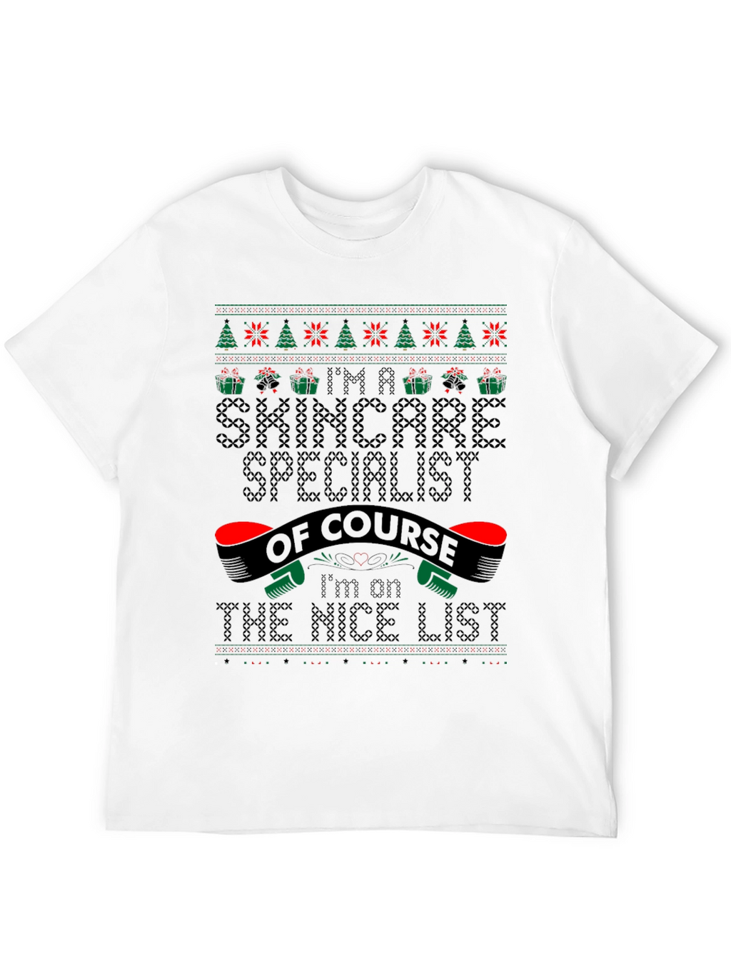 Skincare Specialist Christmas Ugly Sweater T-Shirt