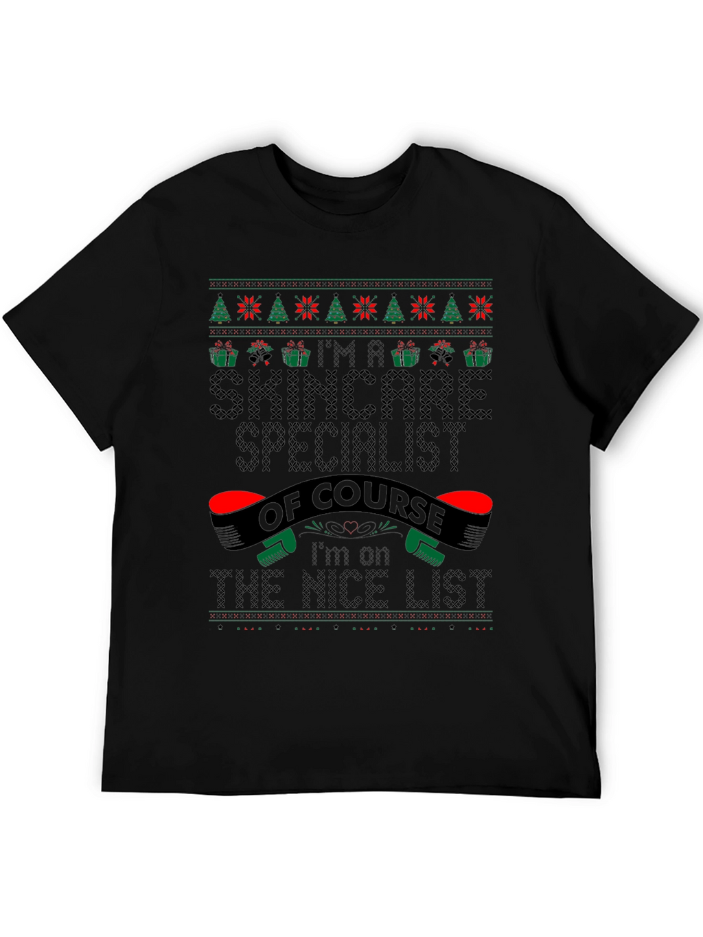 Skincare Specialist Christmas Ugly Sweater T-Shirt