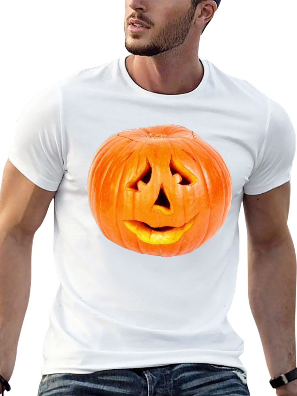 Halloween Pumpkin Face T-Shirt