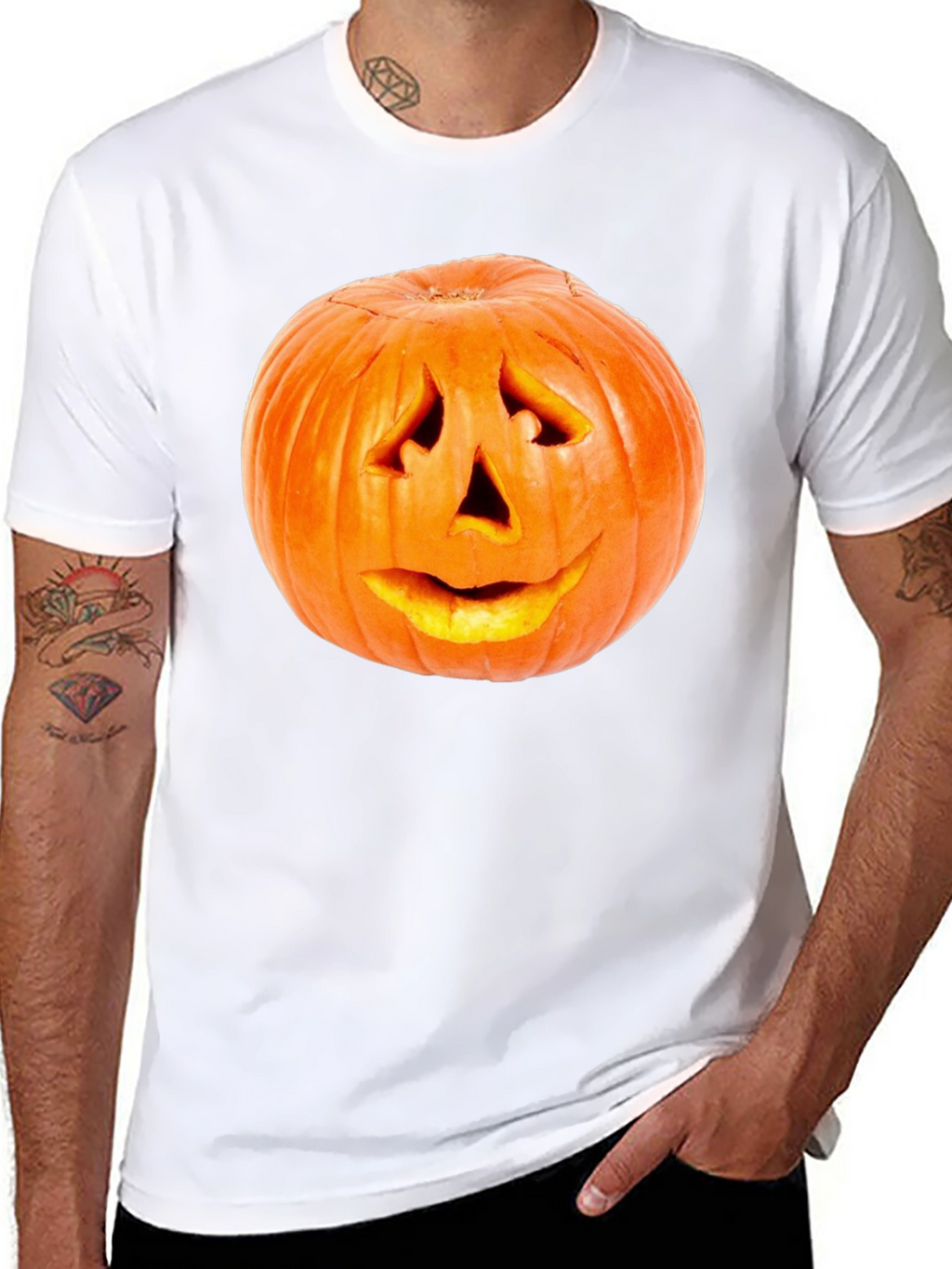 Halloween Pumpkin Face T-Shirt