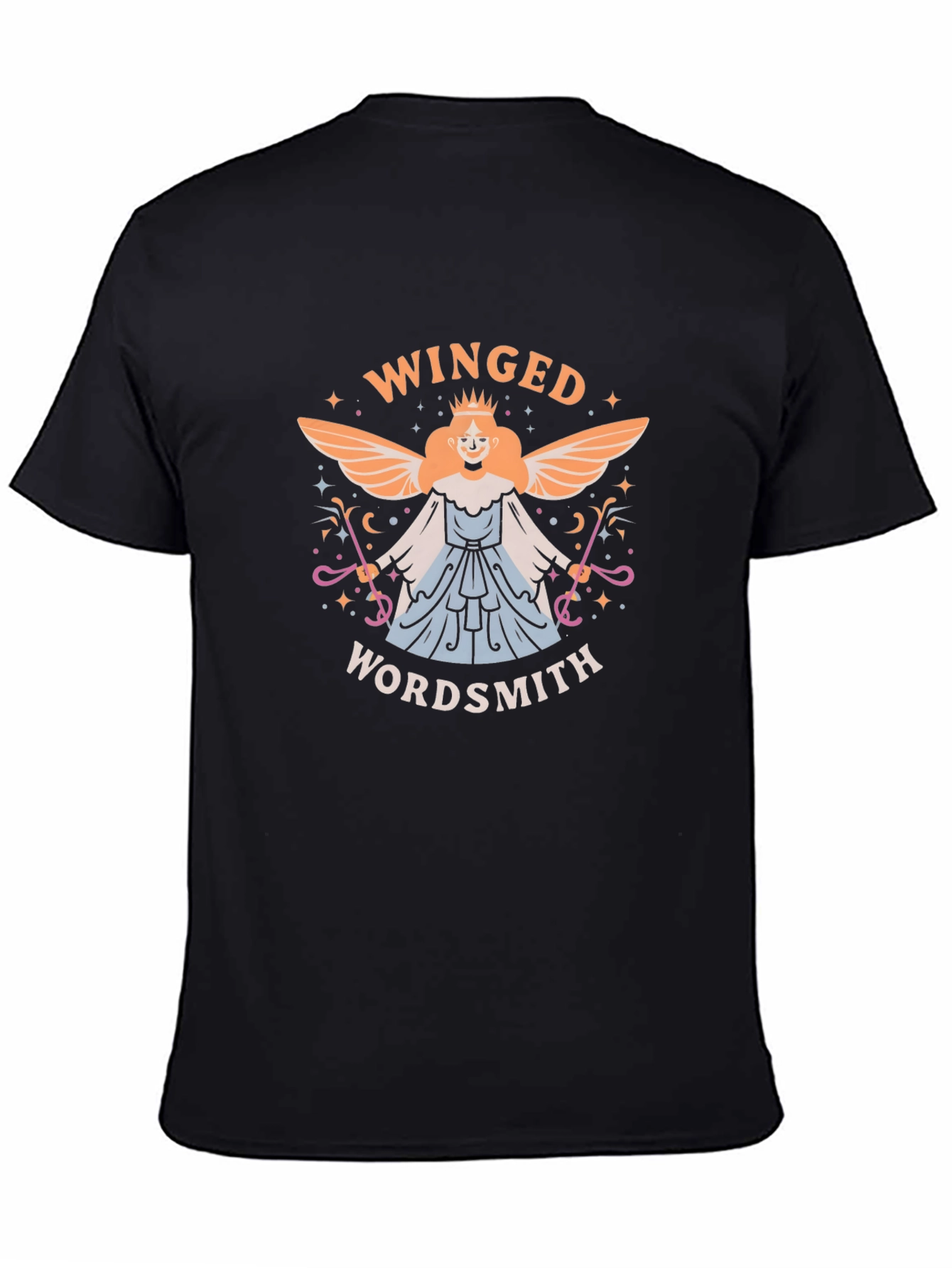 Winged Wordsmith T-Shirt - Unique Graphic Tee