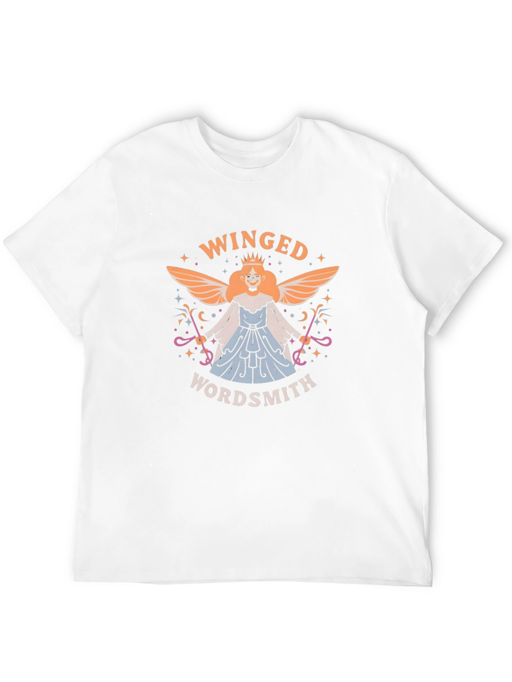 Winged Wordsmith T-Shirt - Unique Graphic Tee
