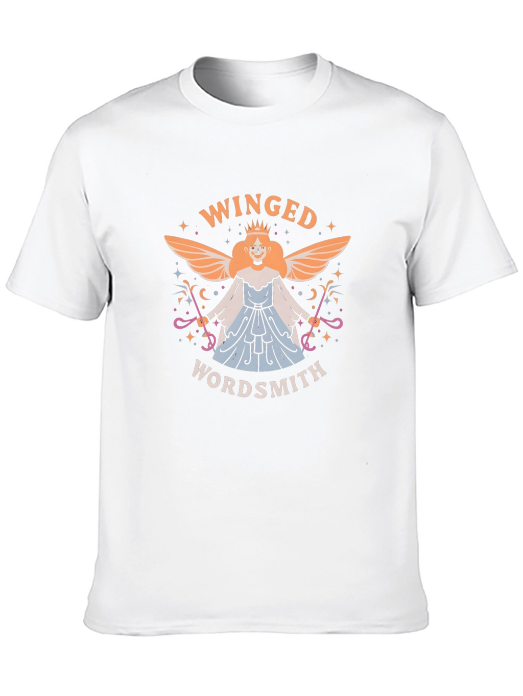 Winged Wordsmith T-Shirt - Unique Graphic Tee