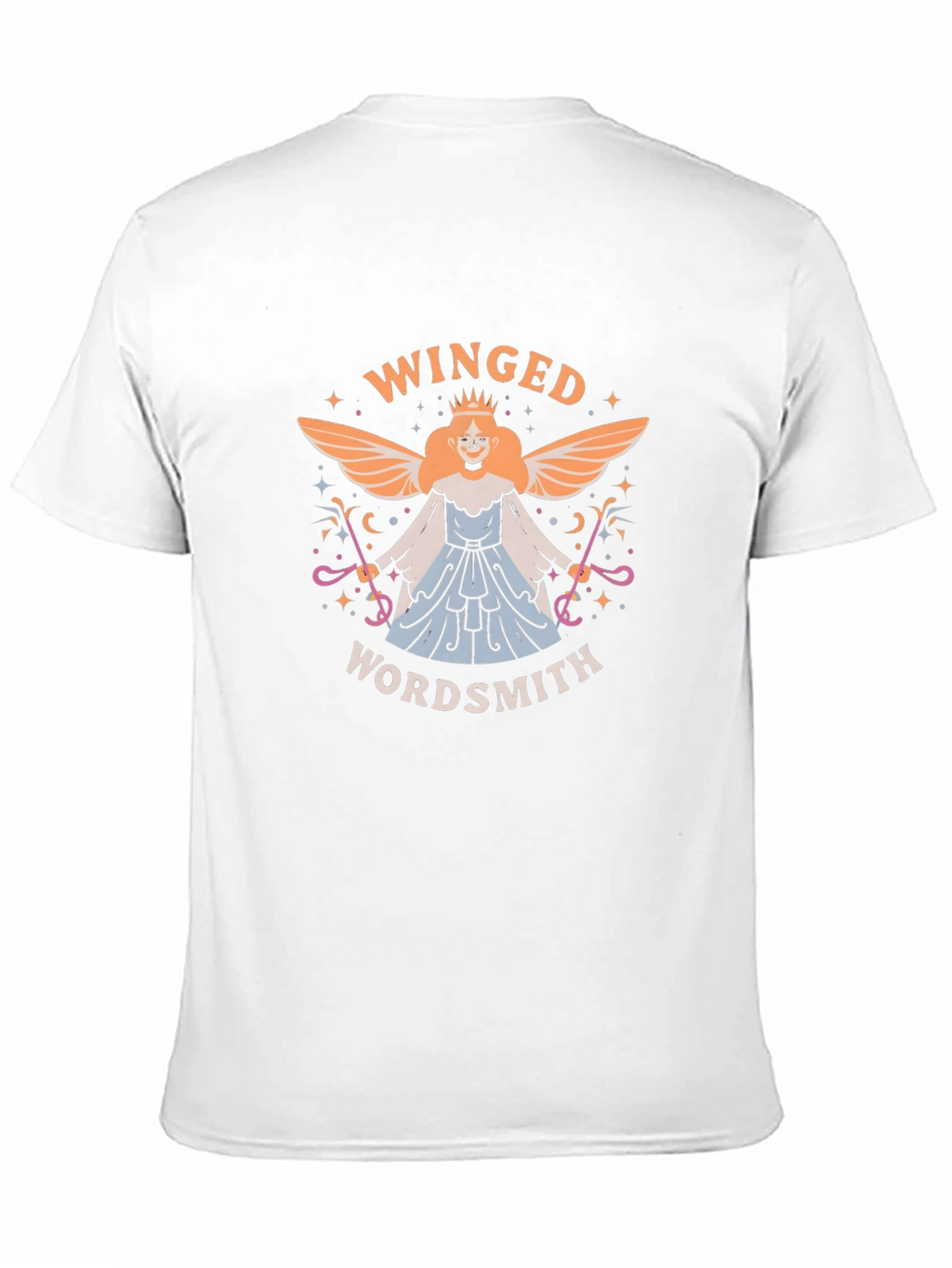 Winged Wordsmith T-Shirt - Unique Graphic Tee