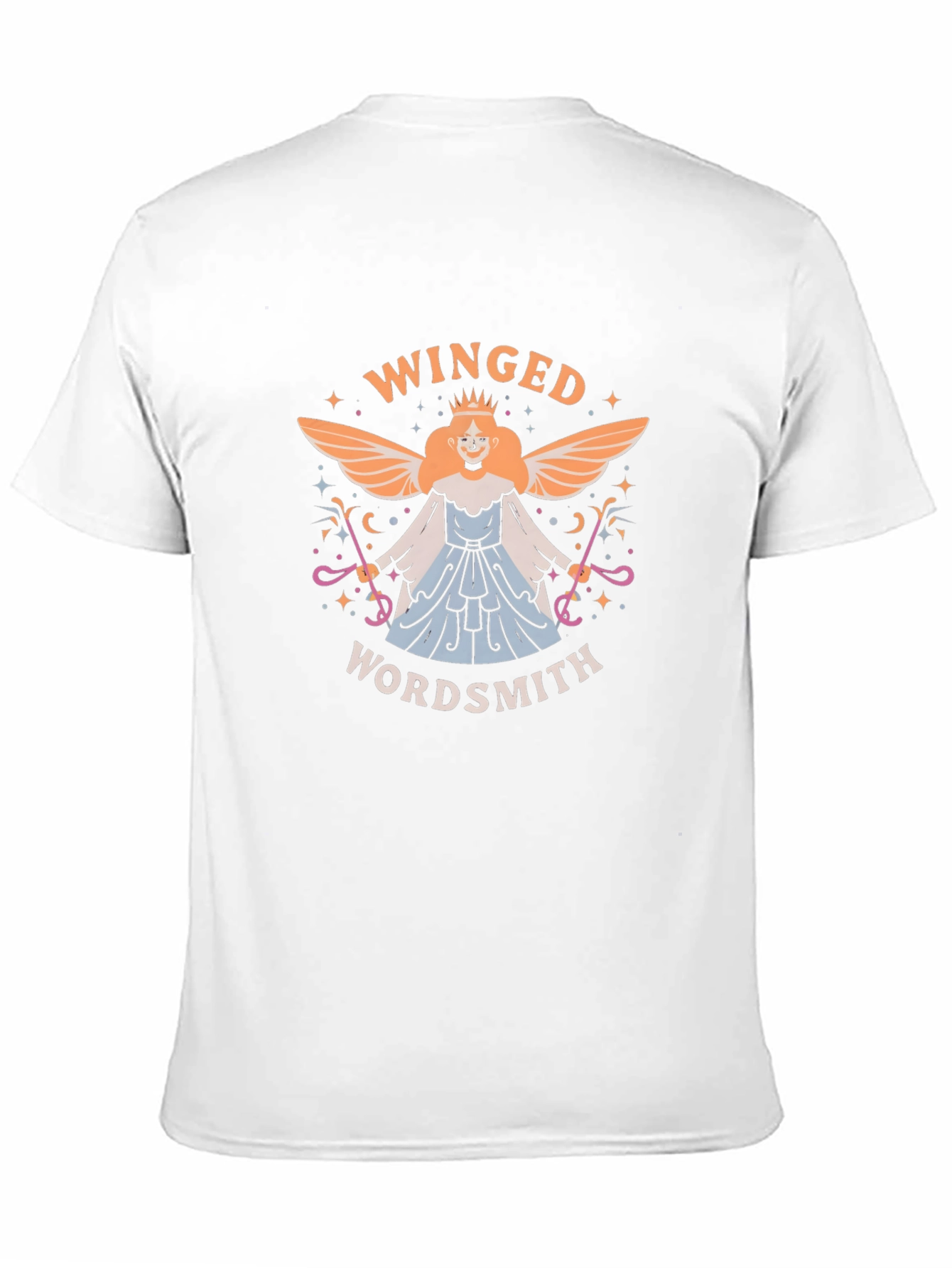 Winged Wordsmith T-Shirt - Unique Graphic Tee