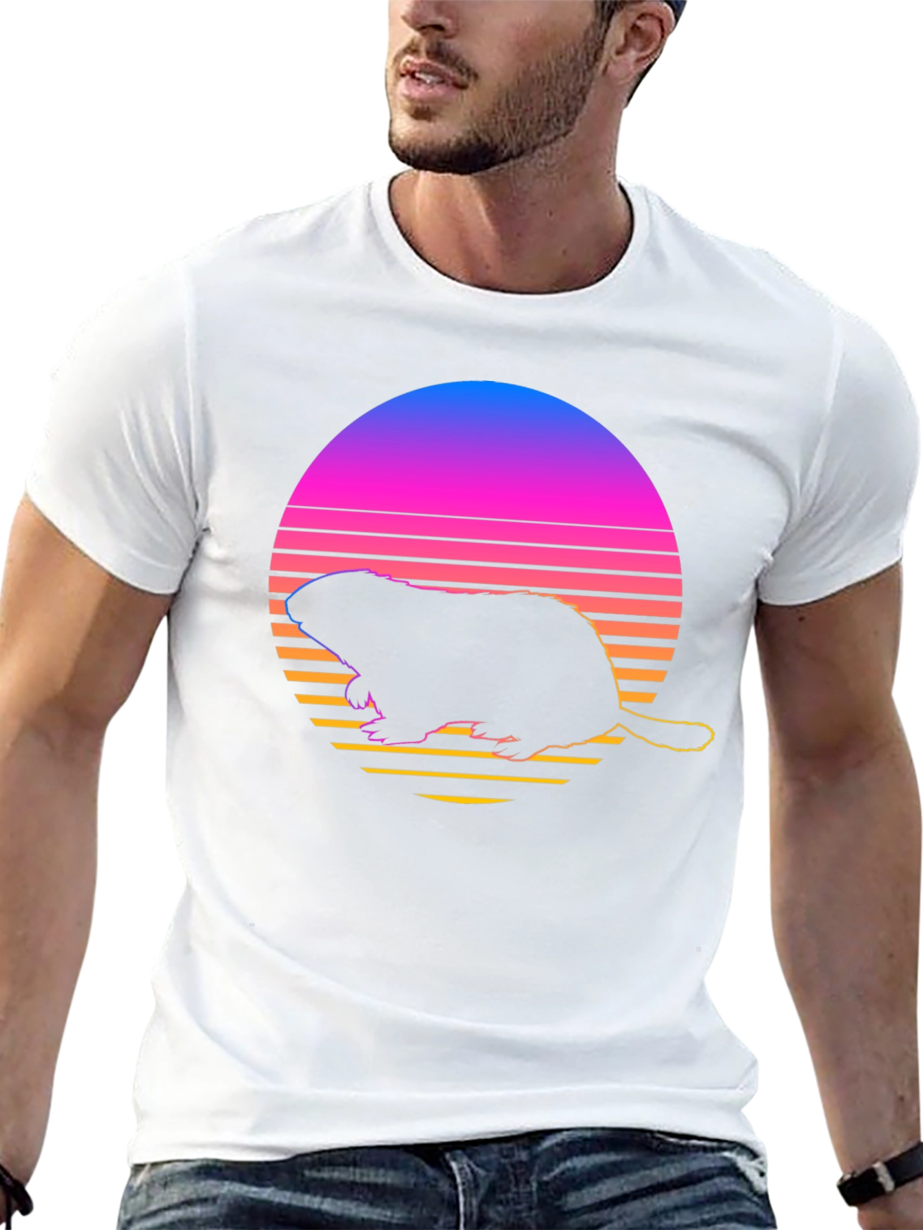 Retro Beaver T-Shirt