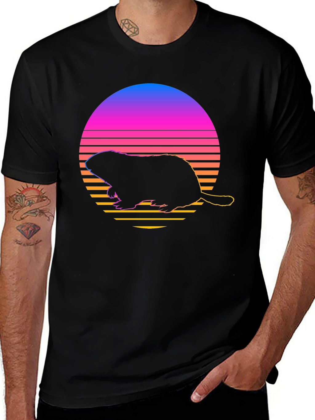 Retro Beaver T-Shirt