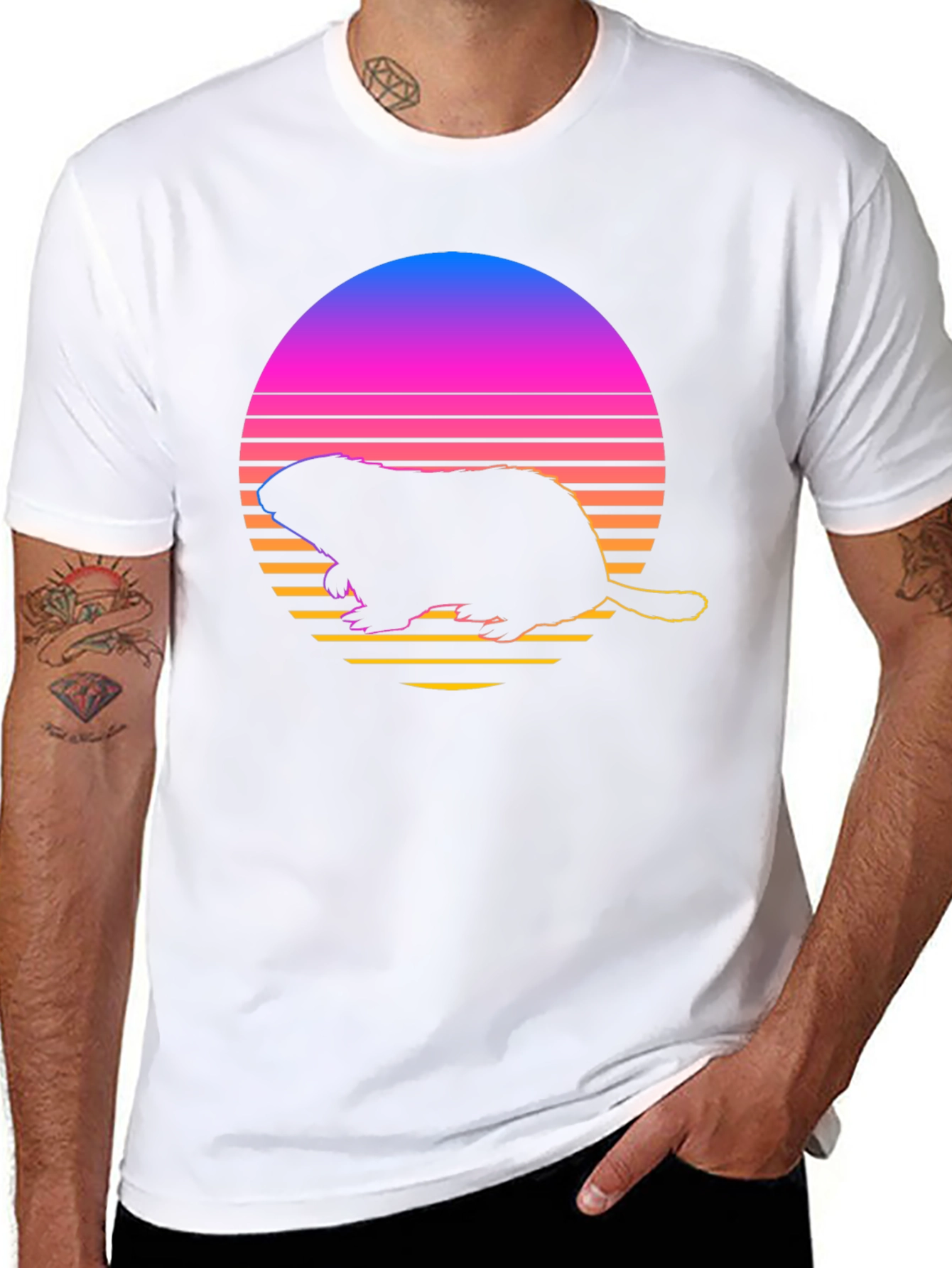 Retro Beaver T-Shirt