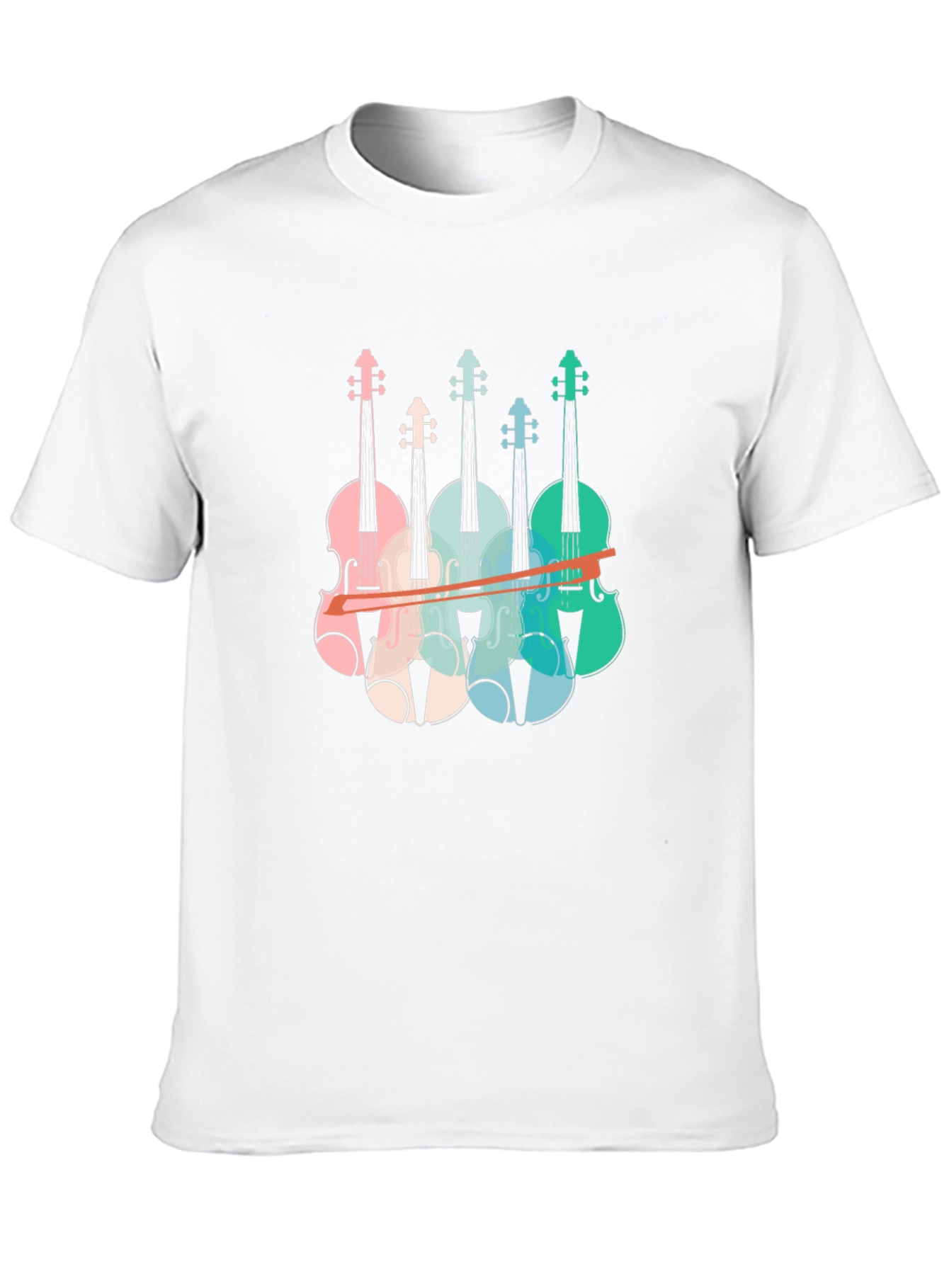 Retro Violin T-Shirt - Music Lover Tee