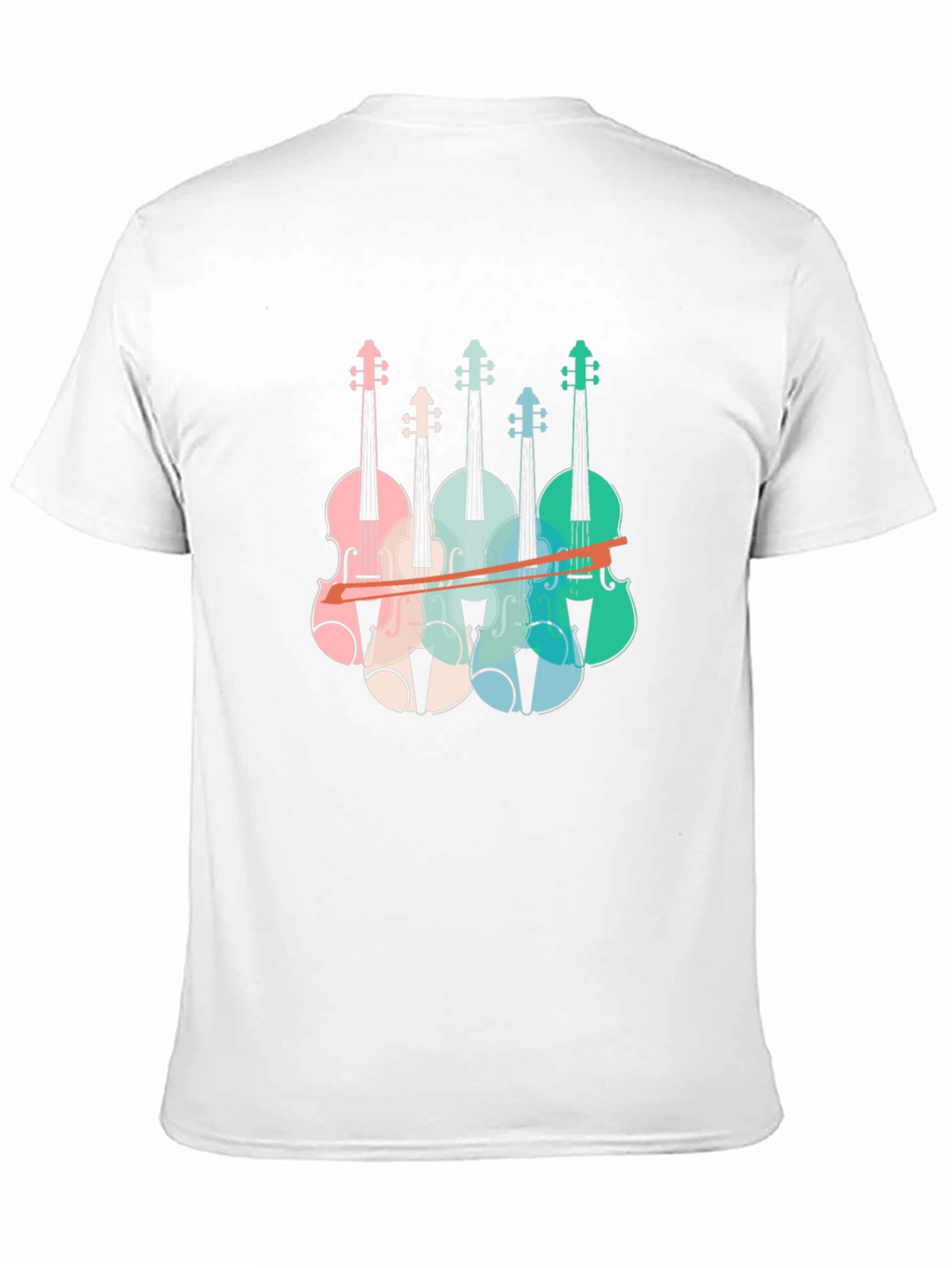 Retro Violin T-Shirt - Music Lover Tee