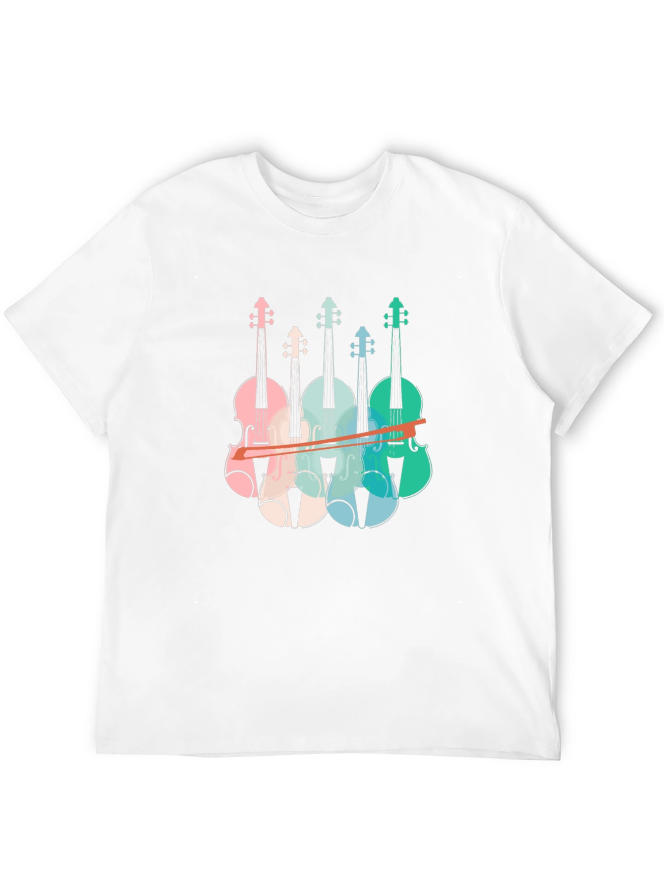 Retro Violin T-Shirt - Music Lover Tee