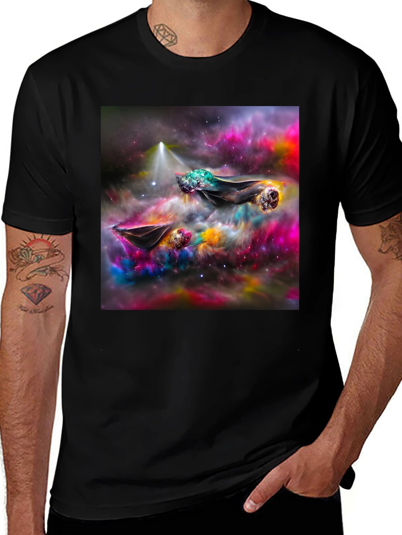 Nebula Dreamscape Tee - Cosmic Art Shirt