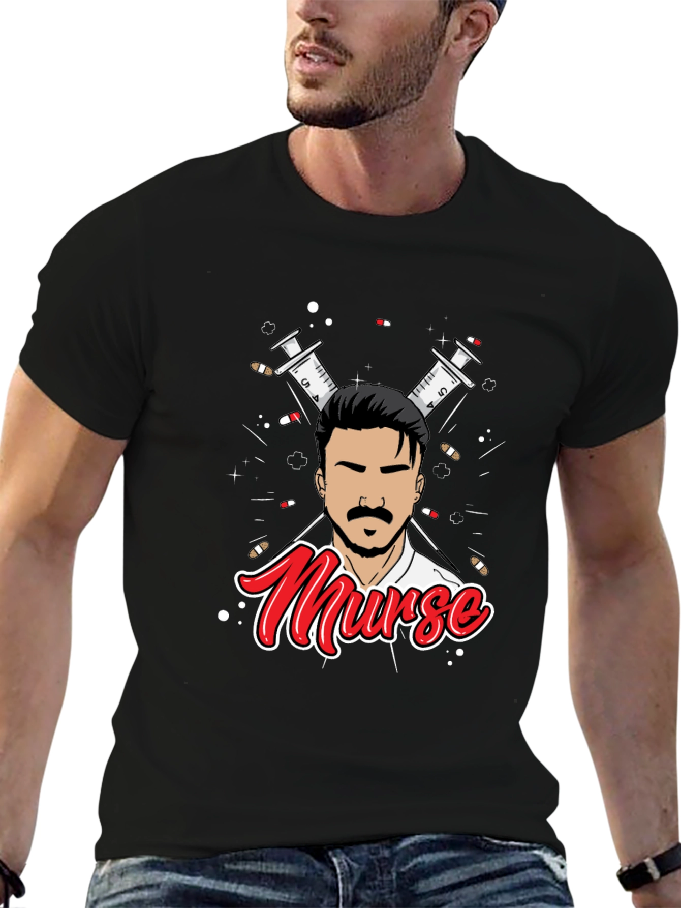Murse Graphic T-Shirt - Novelty Nurse Design