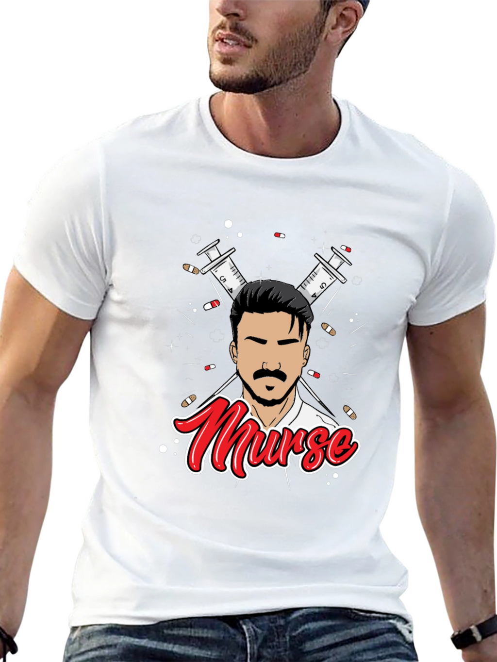 Murse Graphic T-Shirt - Novelty Nurse Design