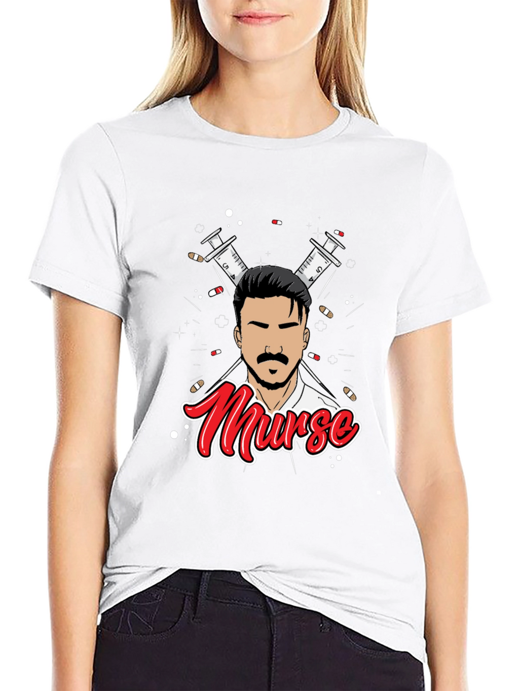 Murse Graphic T-Shirt - Novelty Nurse Design