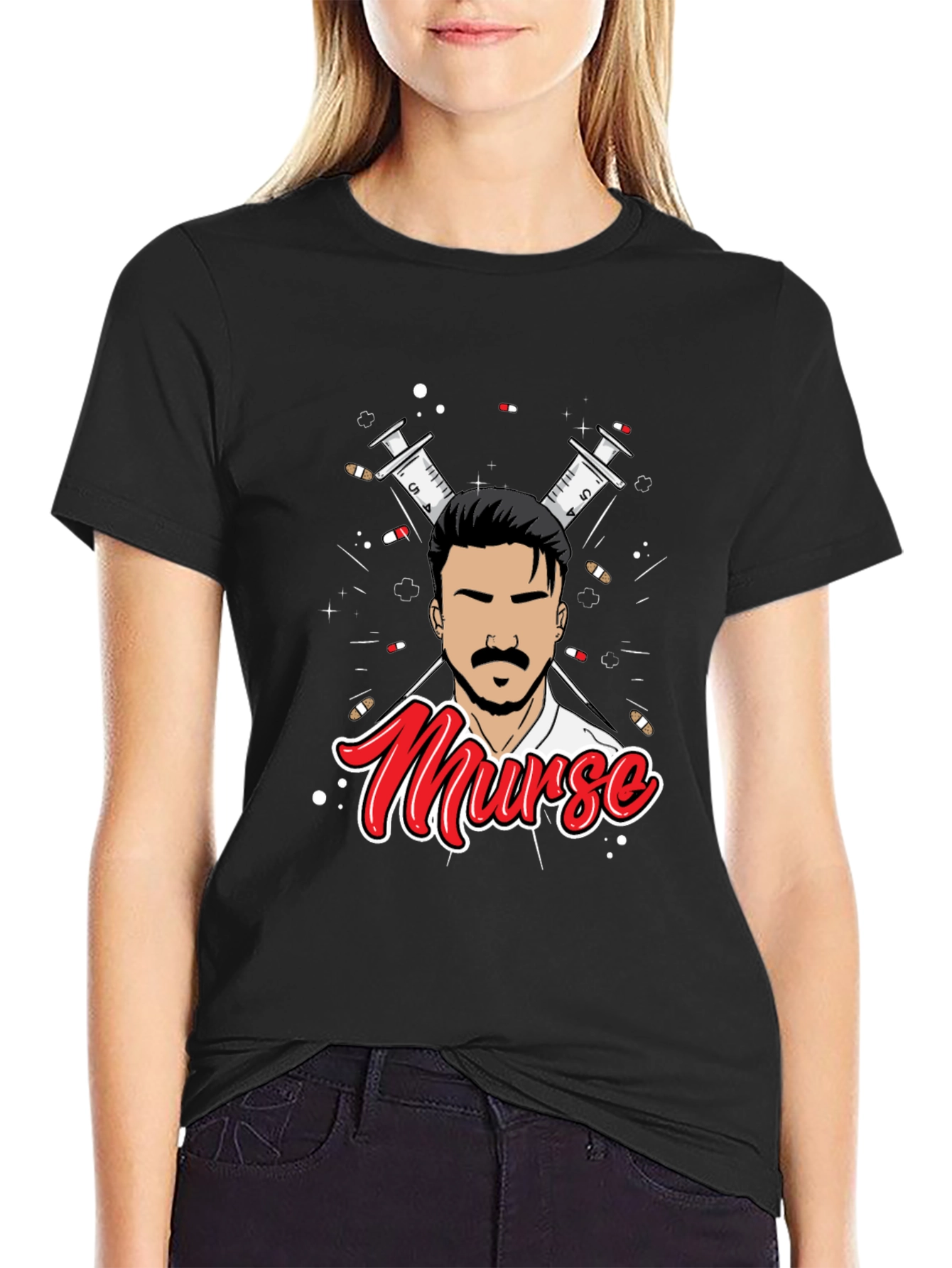 Murse Graphic T-Shirt - Novelty Nurse Design