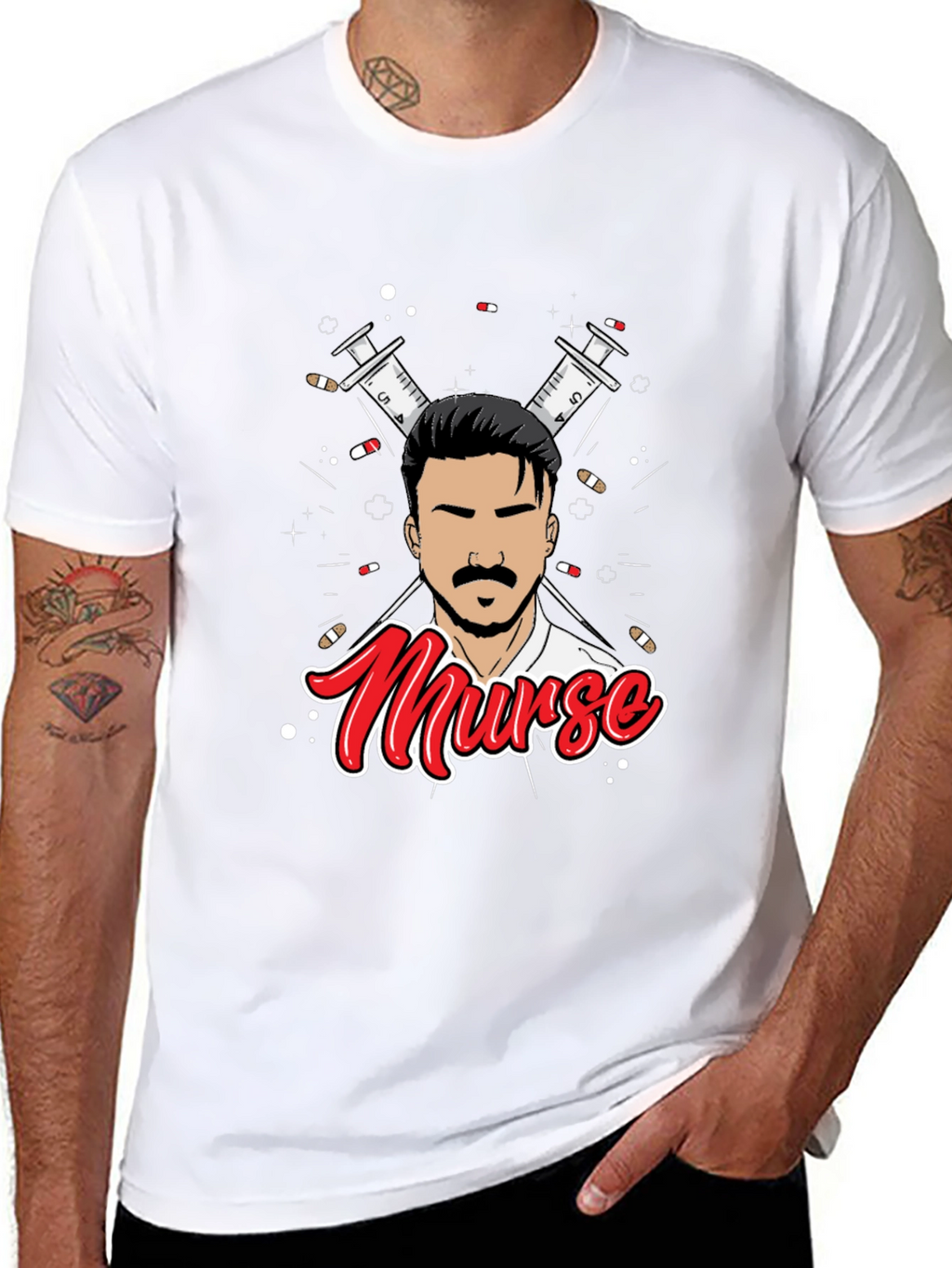 Murse Graphic T-Shirt - Novelty Nurse Design