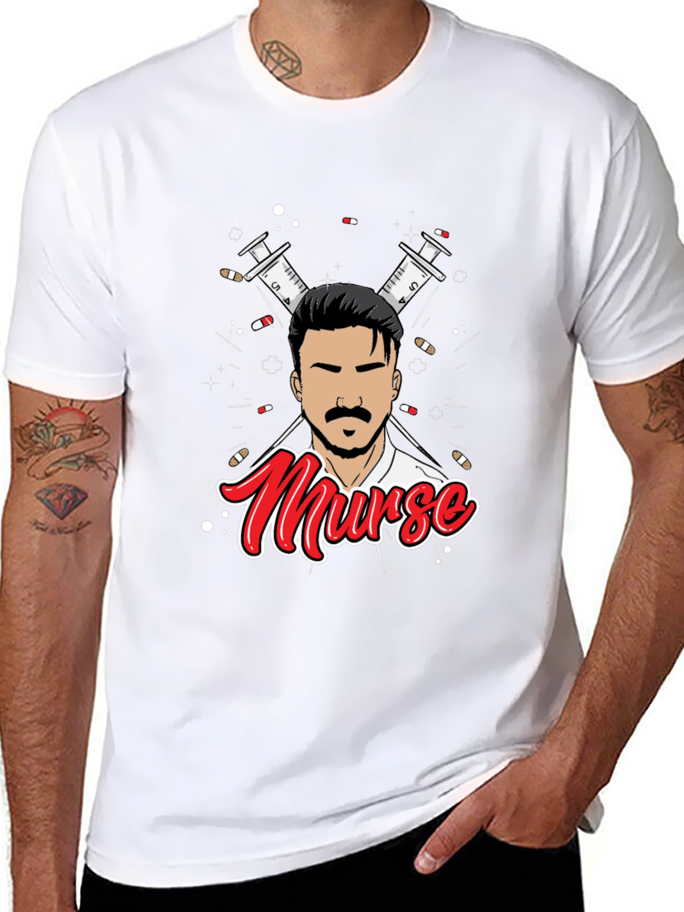 Murse Graphic T-Shirt - Novelty Nurse Design