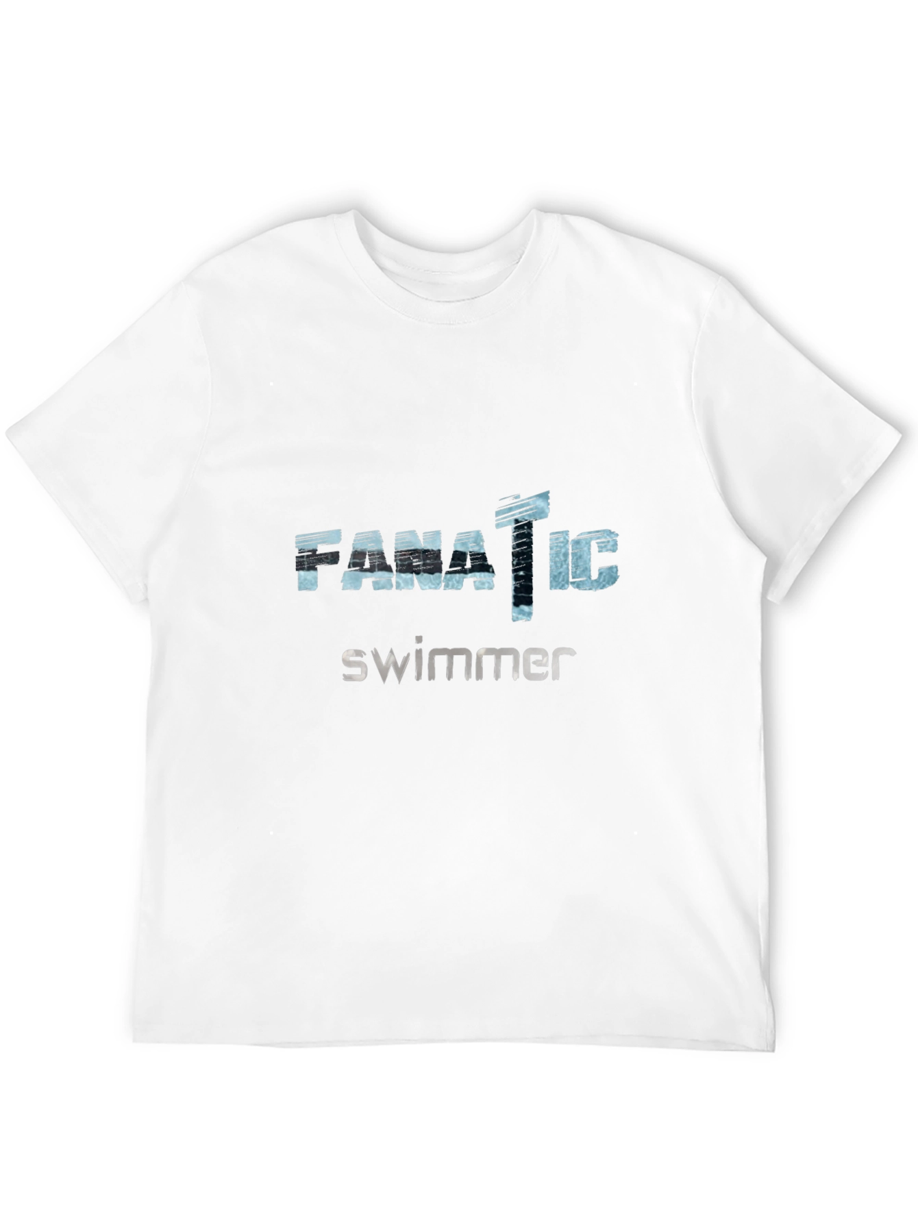 Fanatic Swimmer Black Graphic Tee