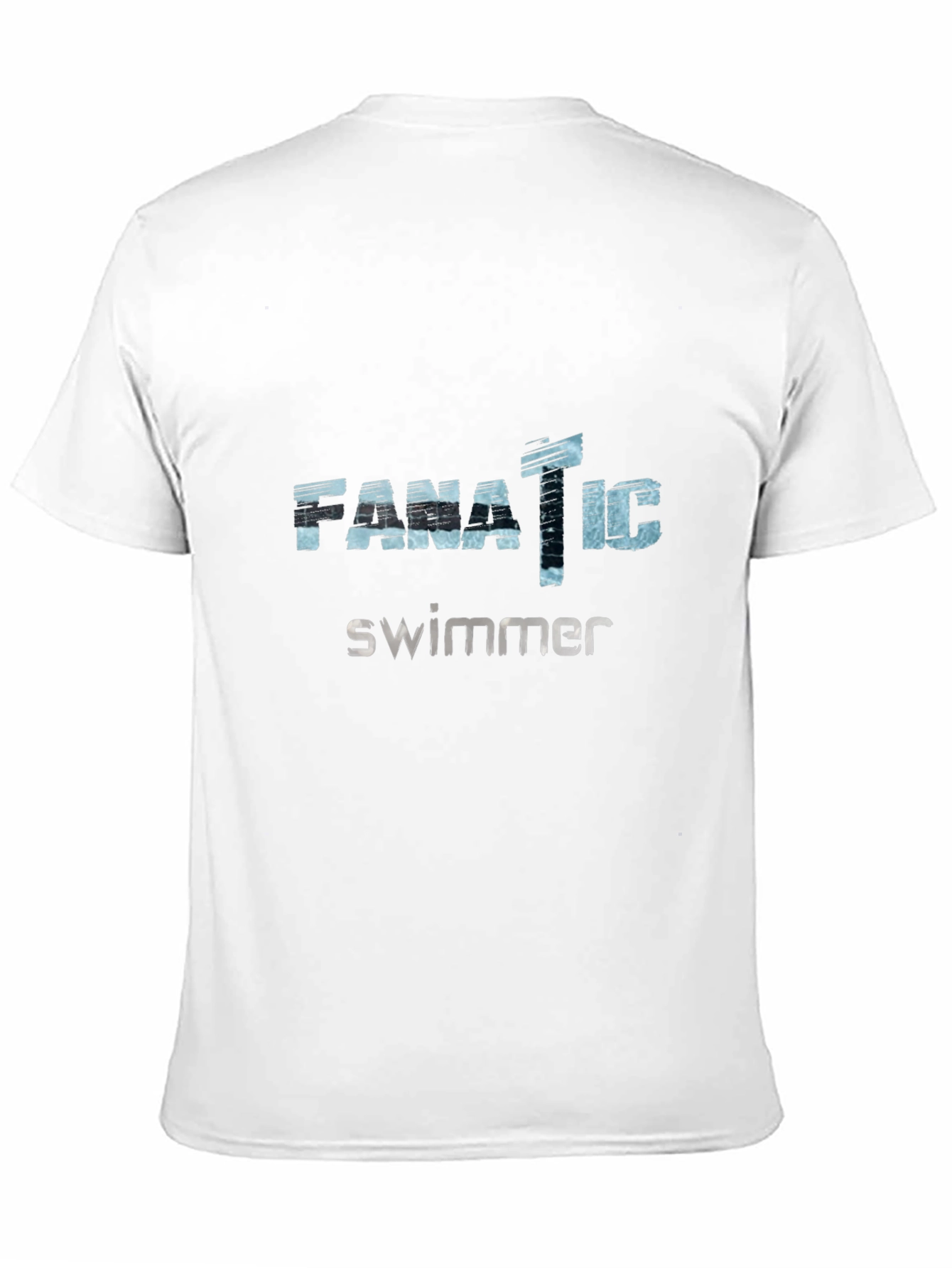 Fanatic Swimmer Black Graphic Tee