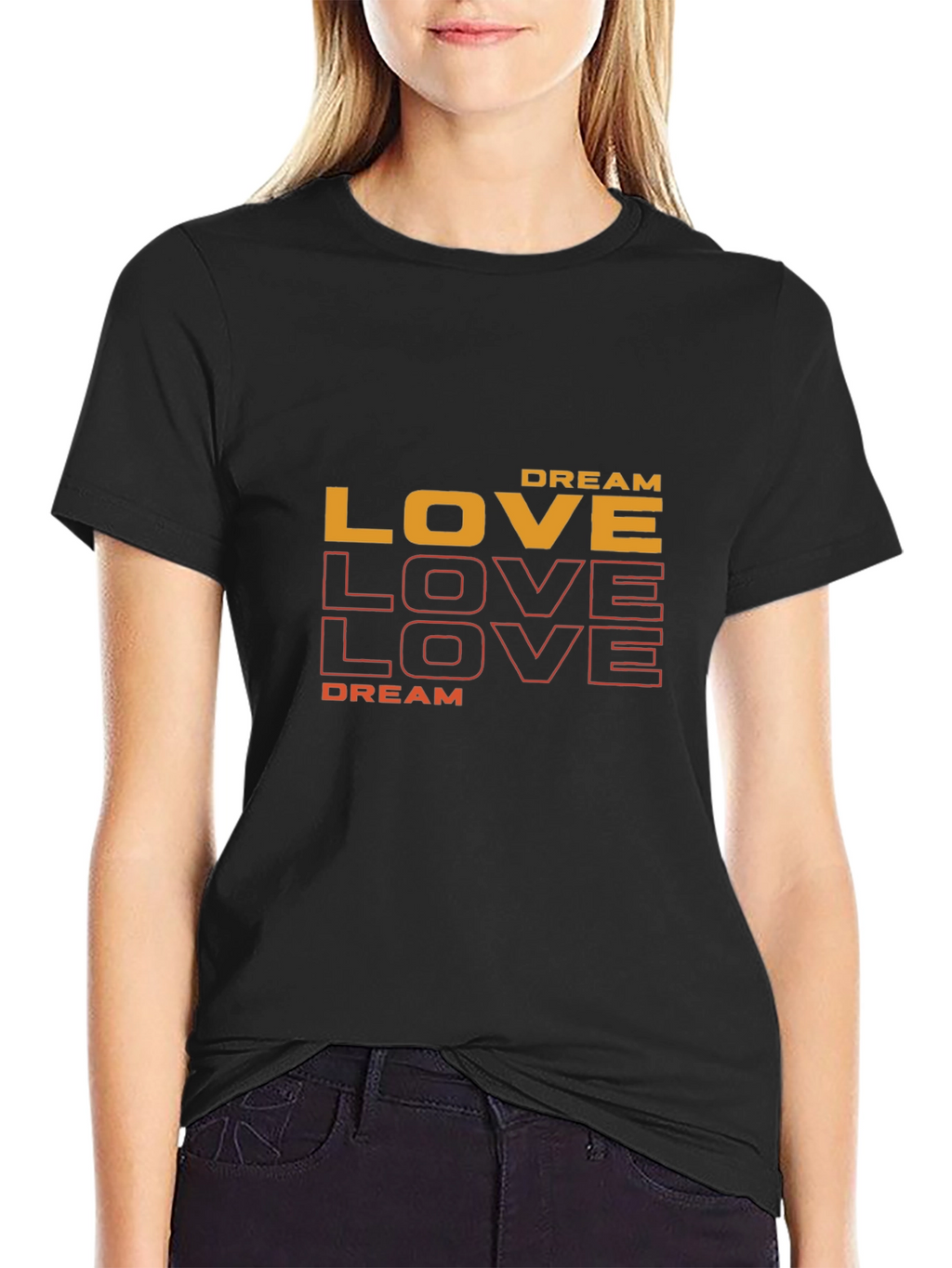 Dream Love Graphic Tee - Stylish Everyday Comfort