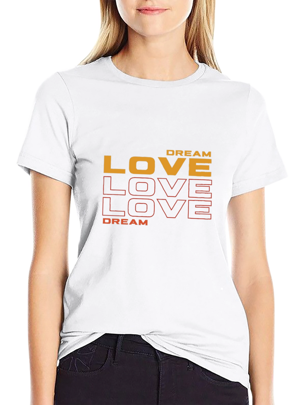 Dream Love Graphic Tee - Stylish Everyday Comfort