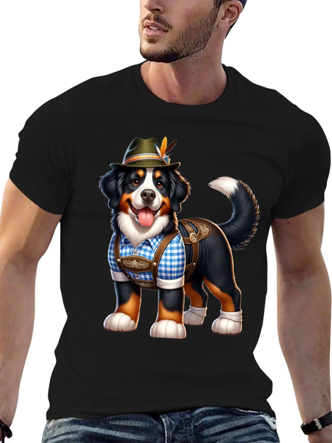 Oktoberfest Dog Tee - Bavarian Pup Style
